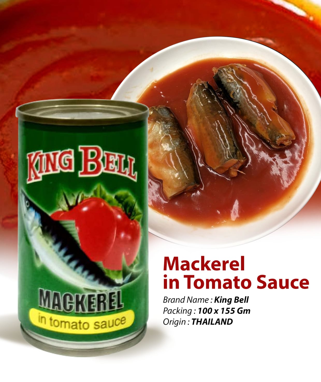 Mackerel Tomato Sauce - King Bell
